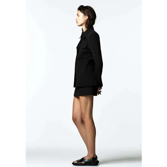ZARA SHOULDER PAD JACKET LIMITED EDITION M BLACK - Picture 3 of 10